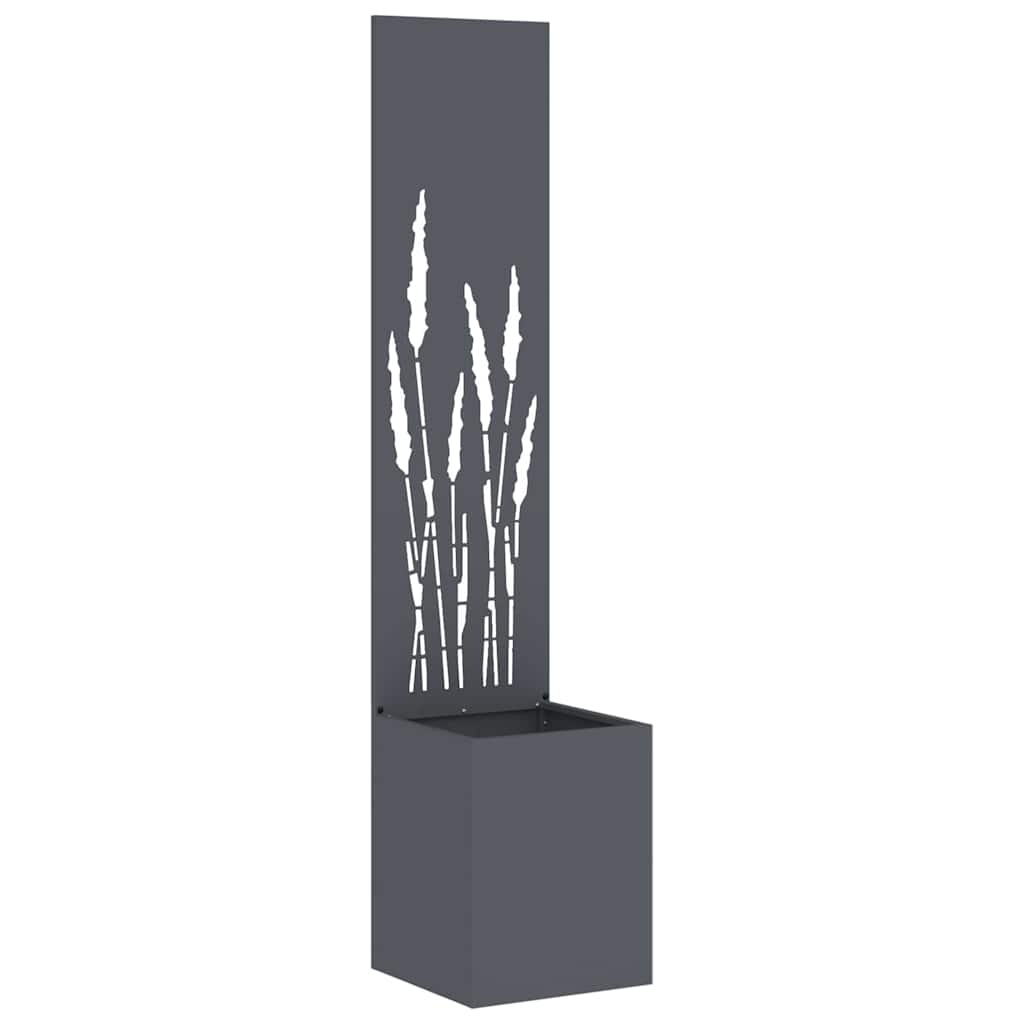 vidaXL Garden Privacy Screen Fretwork Anthracite 32 x 32 x 150 cm 2