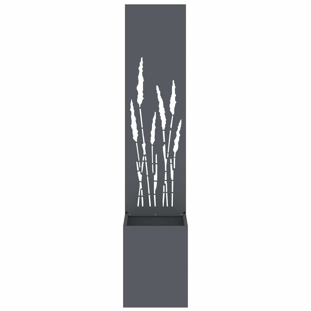 vidaXL Garden Privacy Screen Fretwork Anthracite 32 x 32 x 150 cm 5
