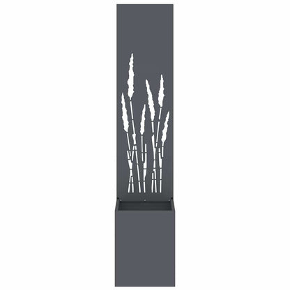 vidaXL Garden Privacy Screen Fretwork Anthracite 32 x 32 x 150 cm 5
