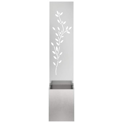 vidaXL Garden Privacy Screen Sliver 32 x 32 x 150 cm Stainless steel 5