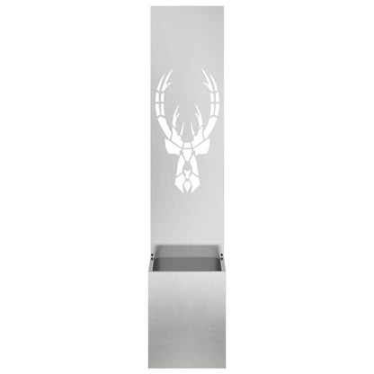 vidaXL Garden Privacy Screen Sliver 32 x 32 x 150 cm Stainless steel 5
