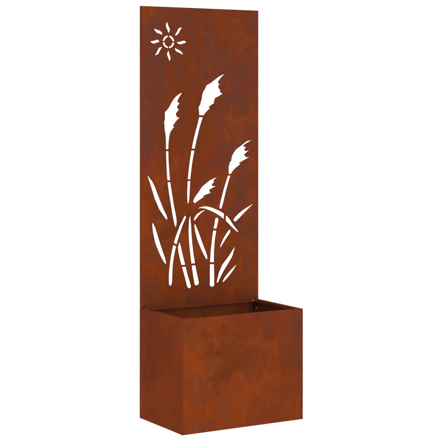 vidaXL Garden Privacy Screen Rusty 50 x 32 x 150 cm Weathering steel 2