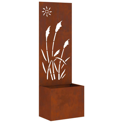 vidaXL Garden Privacy Screen Rusty 50 x 32 x 150 cm Weathering steel 2