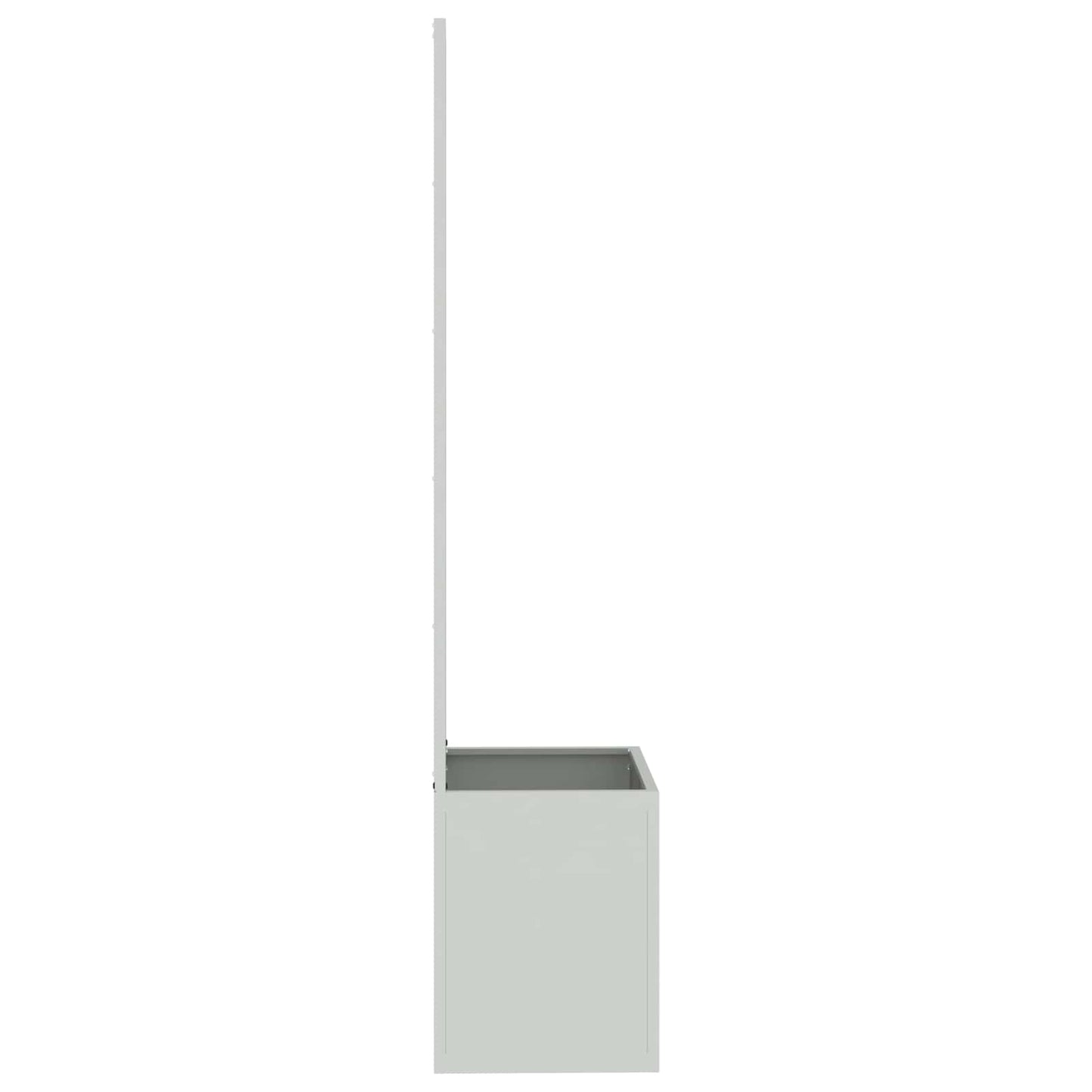 vidaXL Garden Privacy Screen Silver 50 x 32 x 150 cm Galvanised steel 4