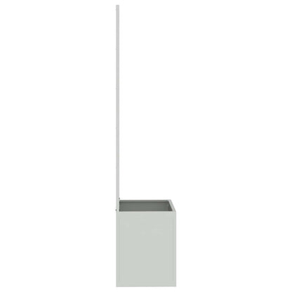 vidaXL Garden Privacy Screen Silver 50 x 32 x 150 cm Galvanised steel 4