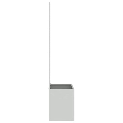 vidaXL Garden Privacy Screen Silver 50 x 32 x 150 cm Galvanised steel 6
