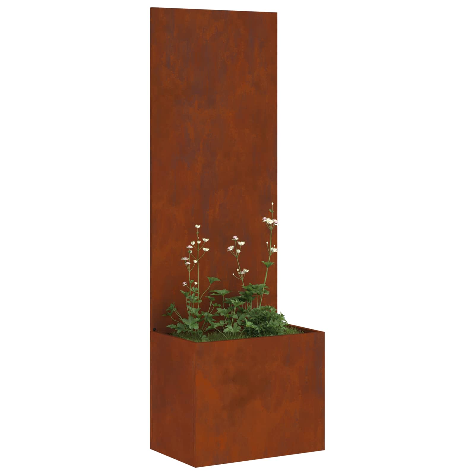 vidaXL Garden Privacy Screen Rusty 50 x 32 x 150 cm Weathering steel 3