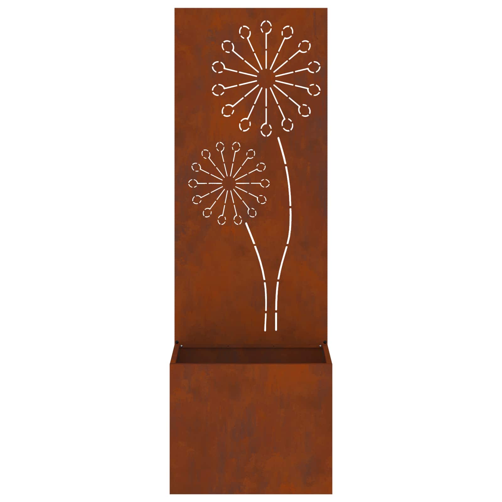 vidaXL Garden Privacy Screen Rusty 50 x 32 x 150 cm Weathering steel 6