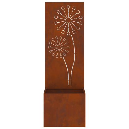 vidaXL Garden Privacy Screen Rusty 50 x 32 x 150 cm Weathering steel 6