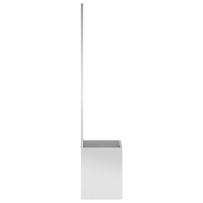 vidaXL Garden Privacy Screen Silver 50 x 32 x 150 cm Galvanised steel 6