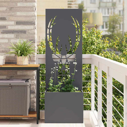 vidaXL Garden Privacy Screen Animal Print Anthracite 50 x 32 x 150 cm 1