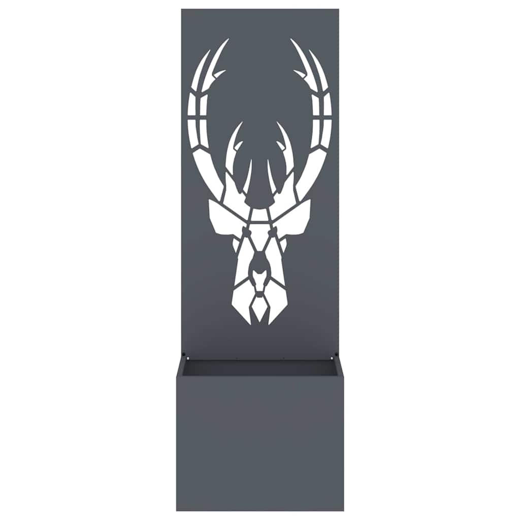vidaXL Garden Privacy Screen Animal Print Anthracite 50 x 32 x 150 cm 5