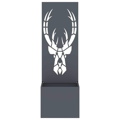 vidaXL Garden Privacy Screen Animal Print Anthracite 50 x 32 x 150 cm 5