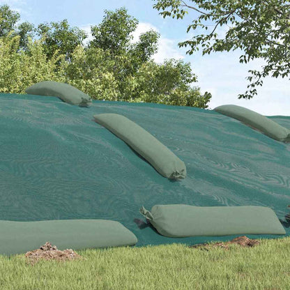 vidaXL Silo Cover Green 6 x 5 m HDPE 3