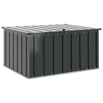 vidaXL Garden Storage Box Black 101 x 82 x 50 cm Steel 2
