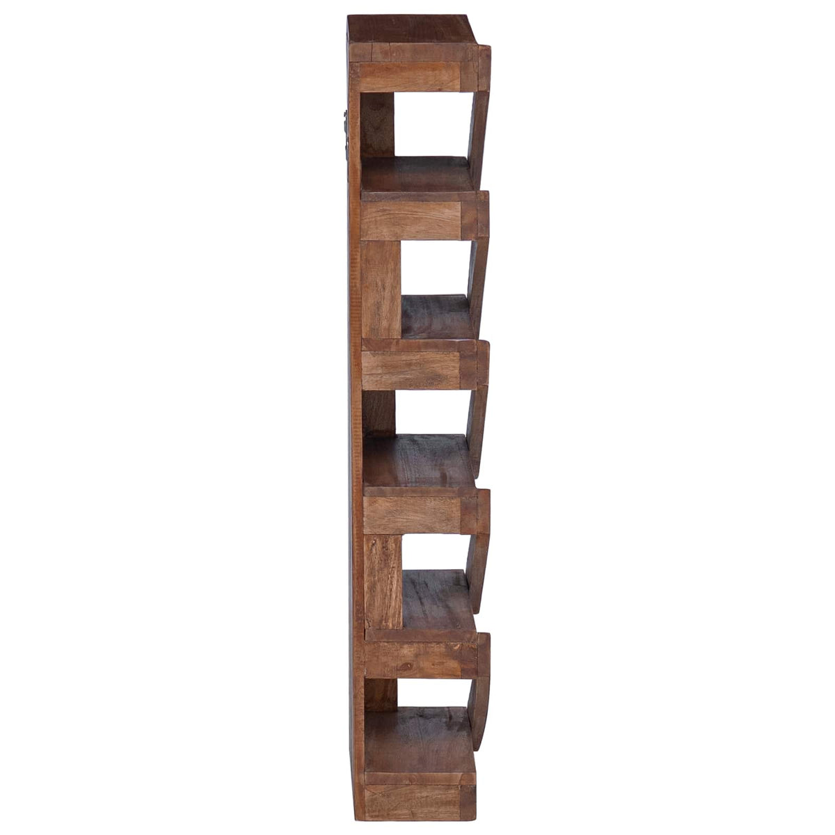 vidaXL Wine Rack Solid Mahogany Wood Natural 6