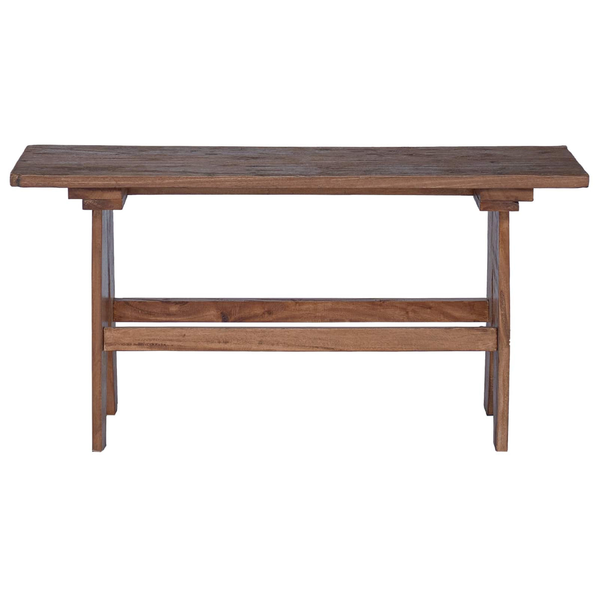 vidaXL Bench Natural 100 x 30 x 51 cm Solid Reclaim wood 4