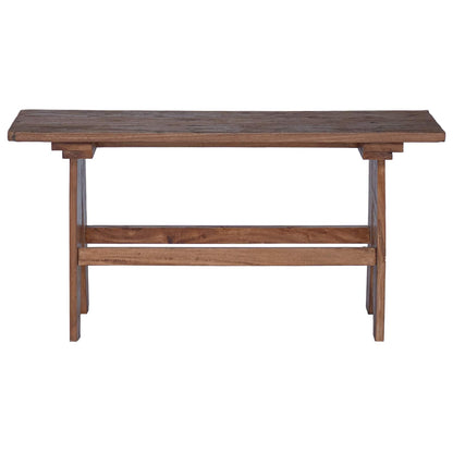 vidaXL Bench Natural 100 x 30 x 51 cm Solid Reclaim wood 4