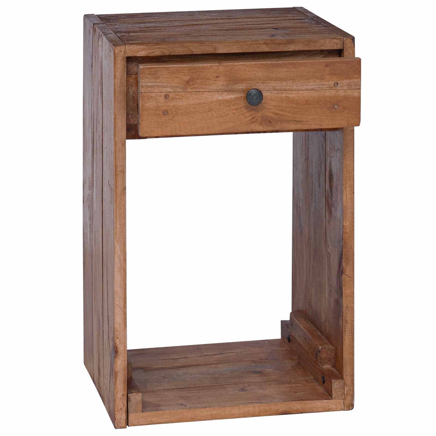 vidaXL Bedside Table Brown 63 x 30 x 79 cm Solid Mahogany Wood 4