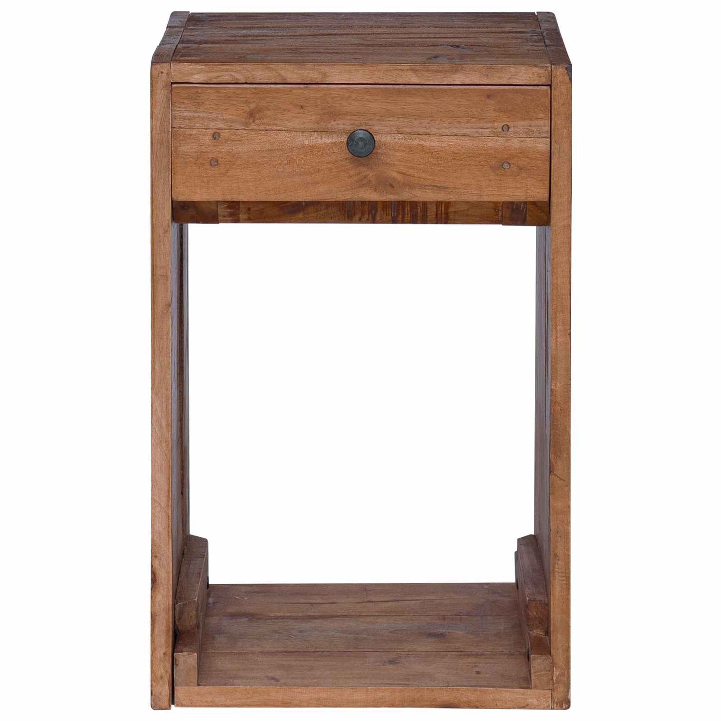 vidaXL Bedside Table Brown 63 x 30 x 79 cm Solid Mahogany Wood 5