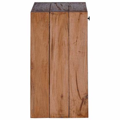 vidaXL Bedside Table Brown 63 x 30 x 79 cm Solid Mahogany Wood 6