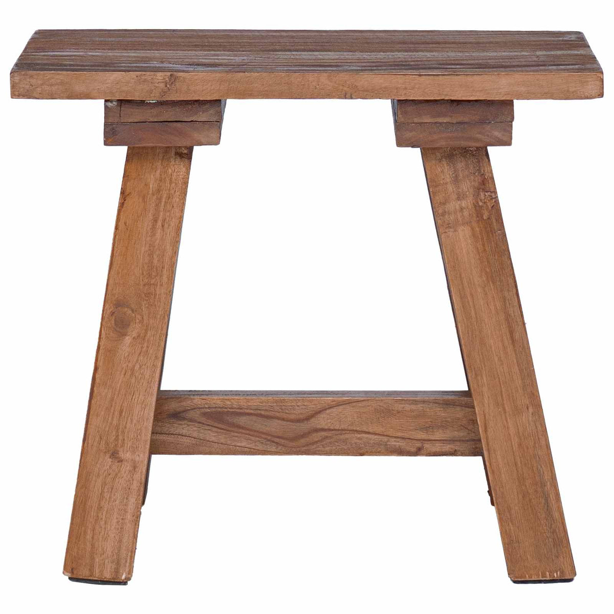 vidaXL Bench Natural 50.5 x 25 x 47.5 cm Solid Mahogany wood 4