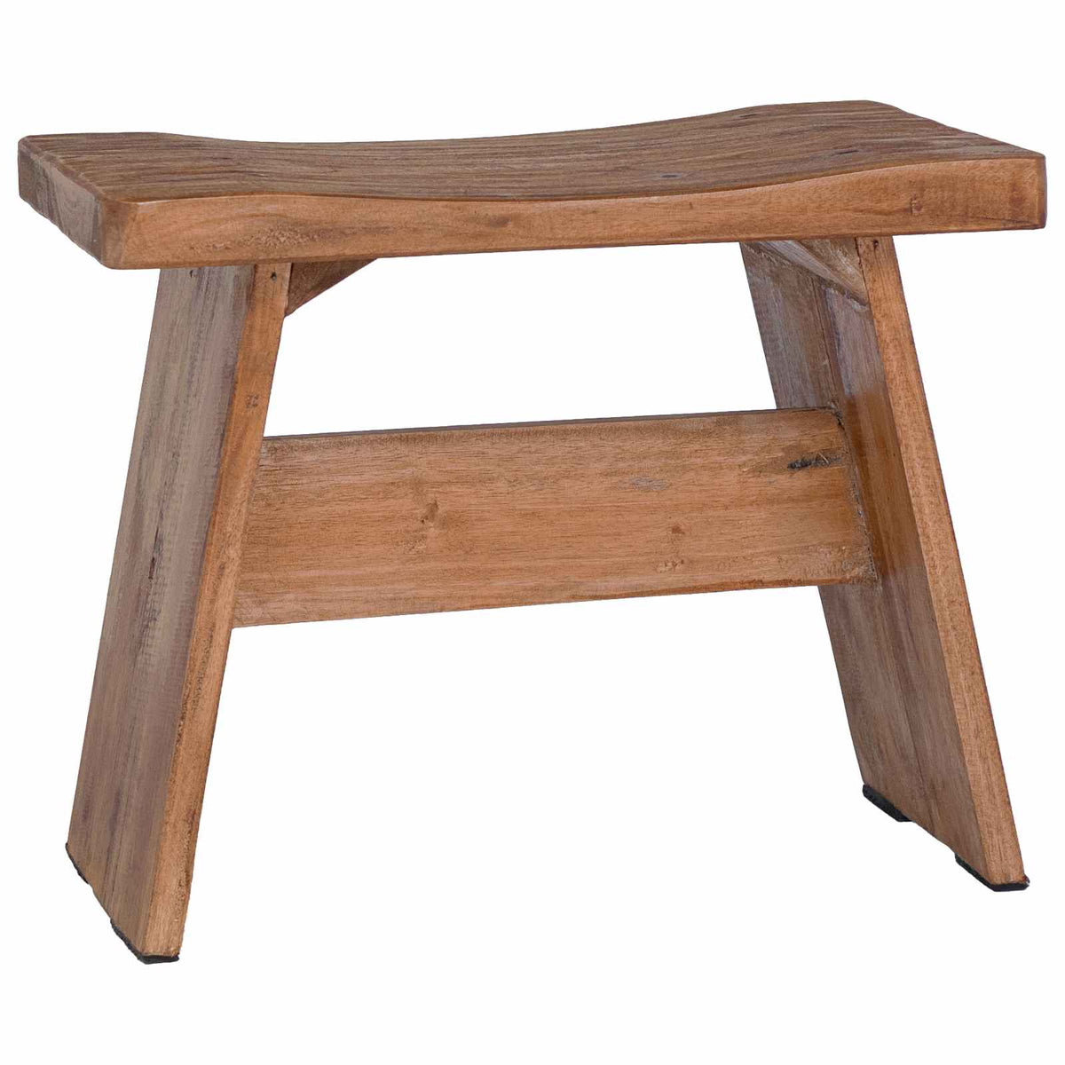 vidaXL Stool Natural 40 x 25 x 31 cm Mahogany Wood 2