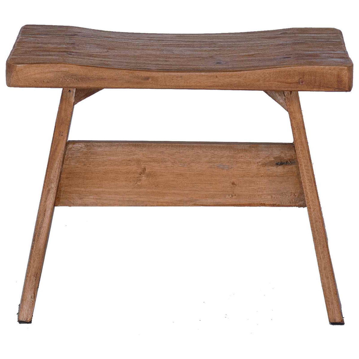 vidaXL Stool Natural 40 x 25 x 31 cm Mahogany Wood 5
