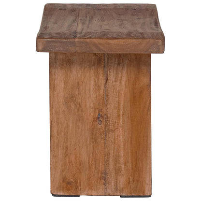 vidaXL Stool Natural 40 x 25 x 31 cm Mahogany Wood 6