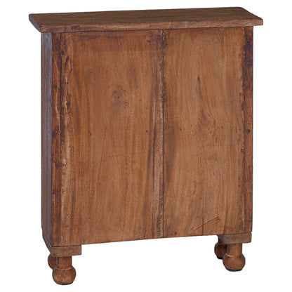 vidaXL Shelving with Shelf Brown 47 x 16 x 55 cm Solid Mahogany Wood 6