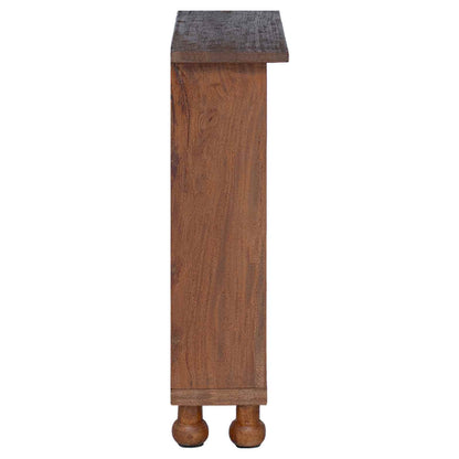 vidaXL Shelving with Shelf Brown 47 x 16 x 55 cm Solid Mahogany Wood 5