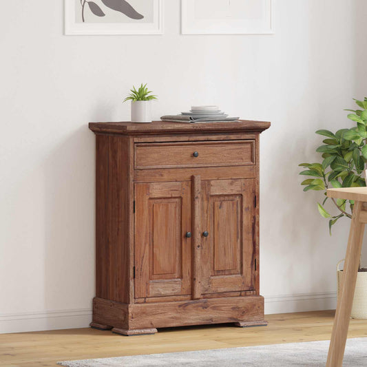Storage Cabinet 63 x 30 x 79 cm Solid Mahogany Wood Natural