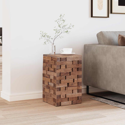vidaXL Stool Natural 29 x 29 x 48 cm Solid Reclaim wood 3