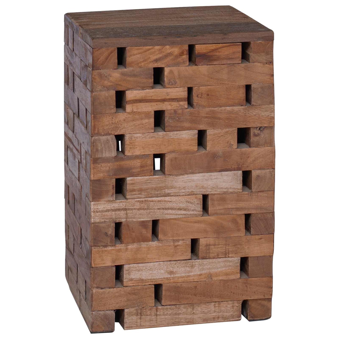 vidaXL Stool Natural 29 x 29 x 48 cm Solid Reclaim wood 6