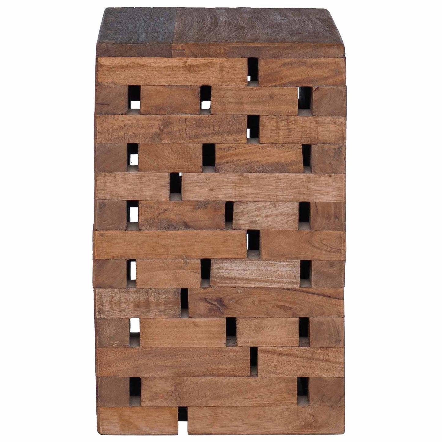 vidaXL Stool Natural 29 x 29 x 48 cm Solid Reclaim wood 5
