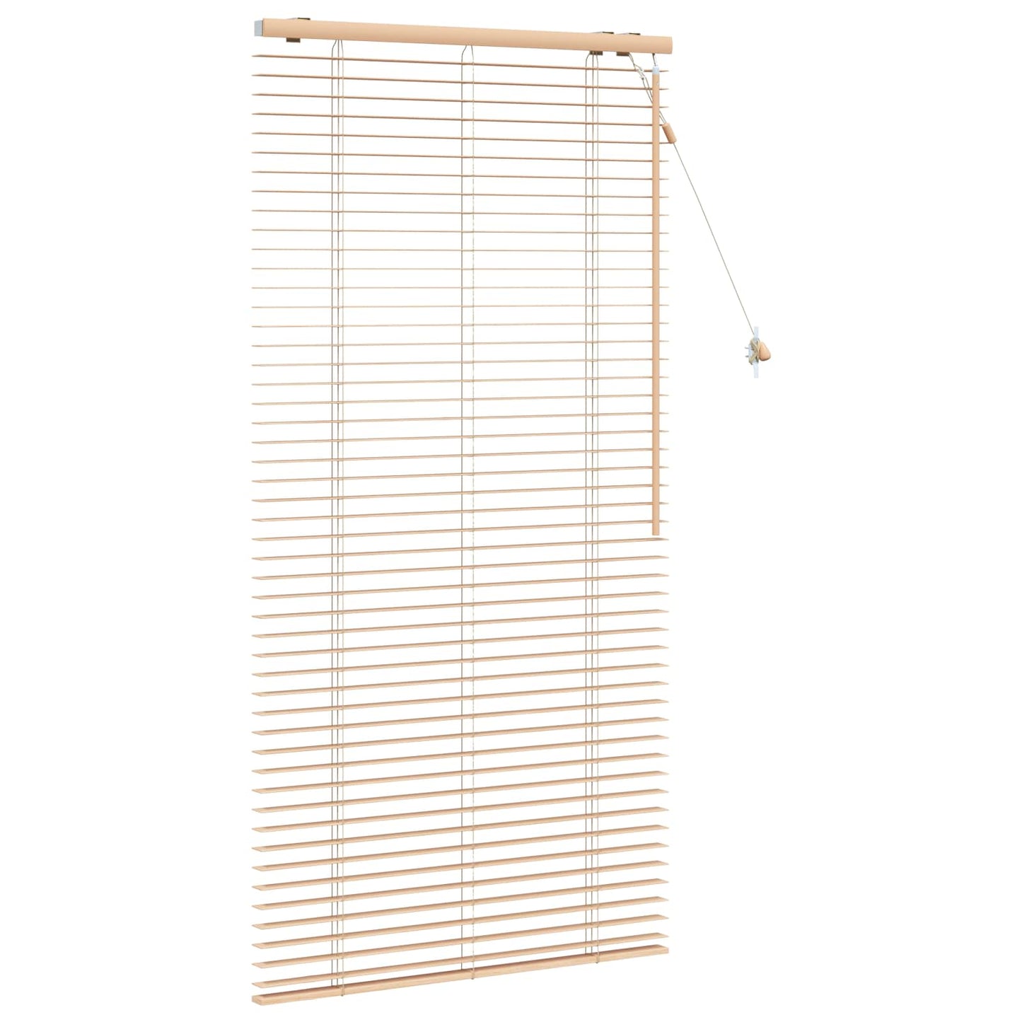 vidaXL Venetian Blind Oak Look 90 x 160 cm 35 mm Solid Paulownia Wood 3