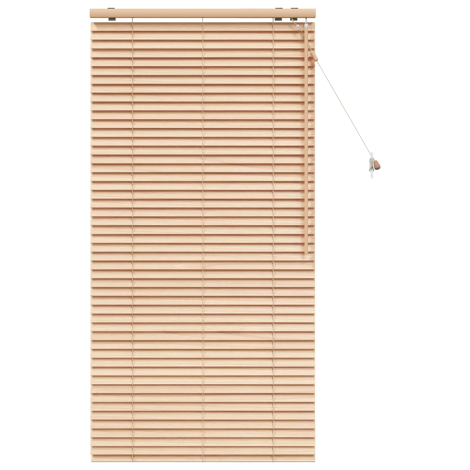 vidaXL Venetian Blind Oak Look 95 x 160 cm 35 mm Solid Paulownia Wood 2