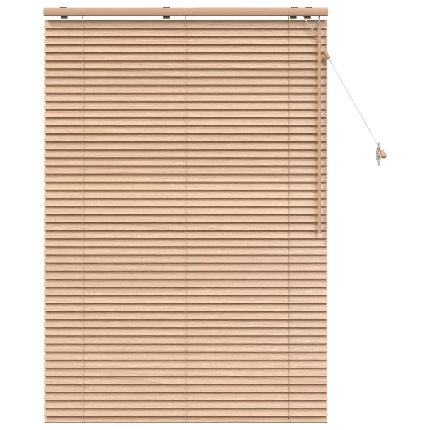 vidaXL Venetian Blind Oak Look 110 x 160 cm 35 mm Solid Paulownia Wood 2
