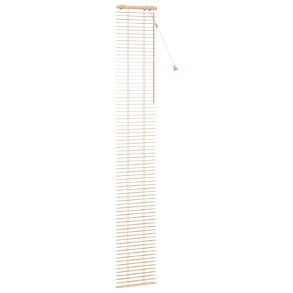vidaXL Venetian Blind Oak Look 50 x 250 cm 35 mm Solid Paulownia Wood 3