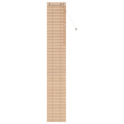 vidaXL Venetian Blind Oak Look 50 x 250 cm 35 mm Solid Paulownia Wood 2
