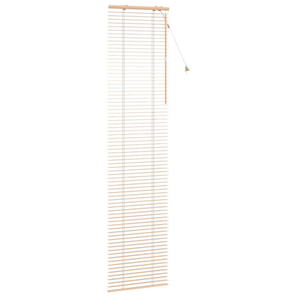 vidaXL Venetian Blind Oak Look 60 x 250 cm 35 mm Solid Paulownia Wood 3