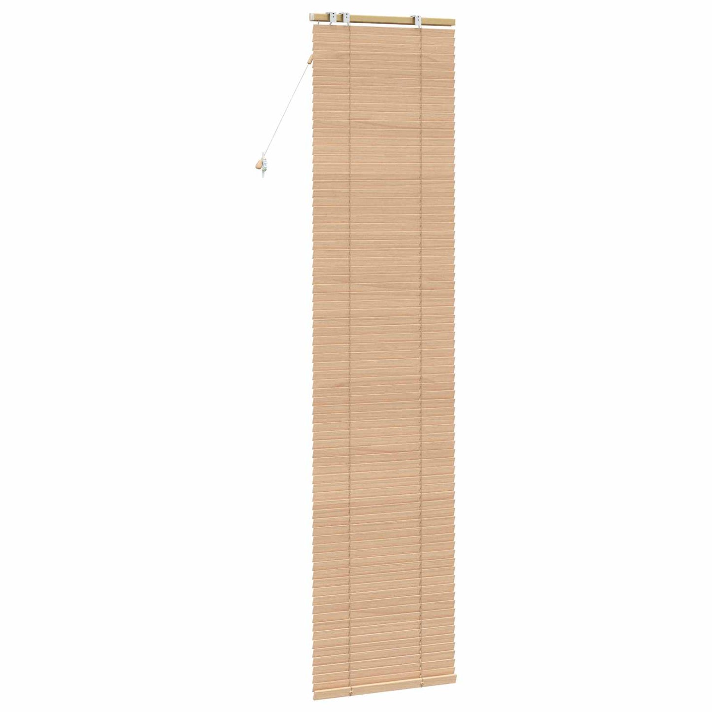 vidaXL Venetian Blind Oak Look 60 x 250 cm 35 mm Solid Paulownia Wood 4