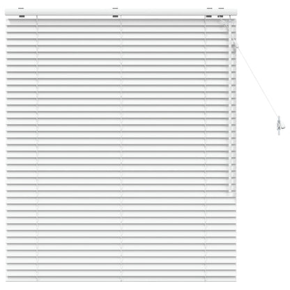 vidaXL Venetian Blind White 100 x 130 cm 35 mm Solid Paulownia Wood 2