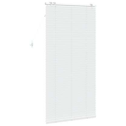vidaXL Venetian Blind White 95 x 160 cm 35 mm Solid Paulownia Wood 4
