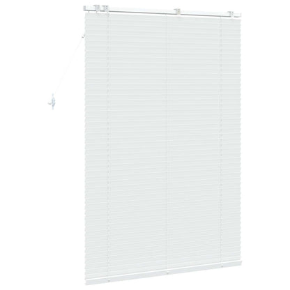 vidaXL Venetian Blind White 105 x 160 cm 35 mm Solid Paulownia Wood 4