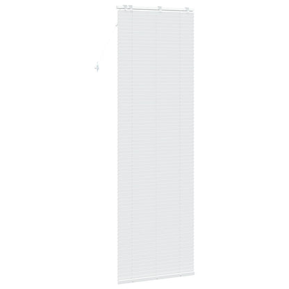 vidaXL Venetian Blind White 75 x 250 cm 35 mm Solid Paulownia Wood 4