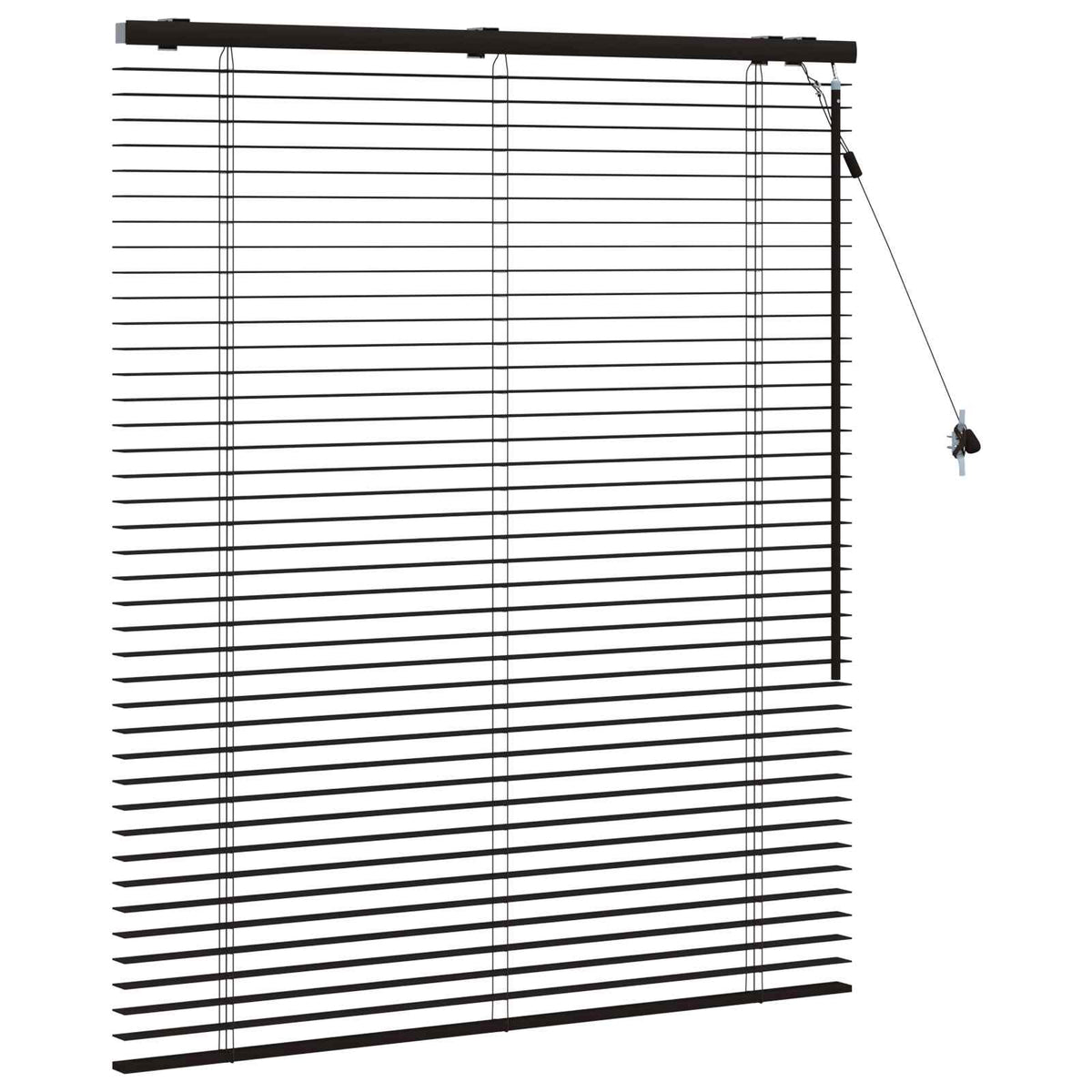 vidaXL Venetian Blind Dark Brown 110 x 130 cm 35 mm 3
