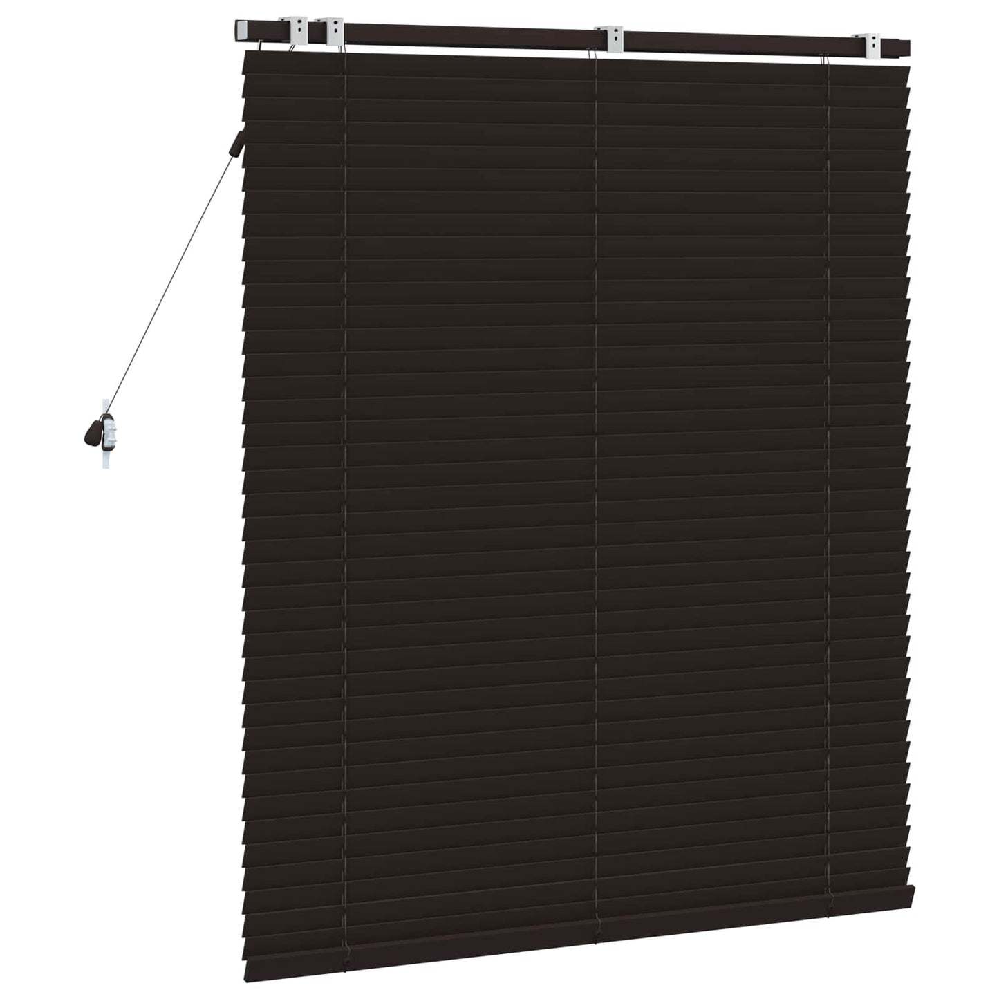 vidaXL Venetian Blind Dark Brown 115 x 130 cm 35 mm 4