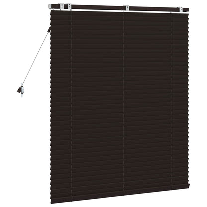 vidaXL Venetian Blind Dark Brown 115 x 130 cm 35 mm 4