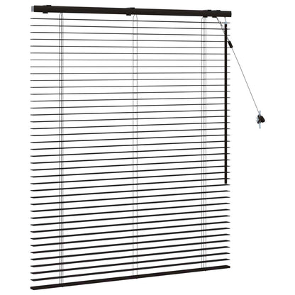 vidaXL Venetian Blind Dark Brown 120 x 130 cm 35 mm 3
